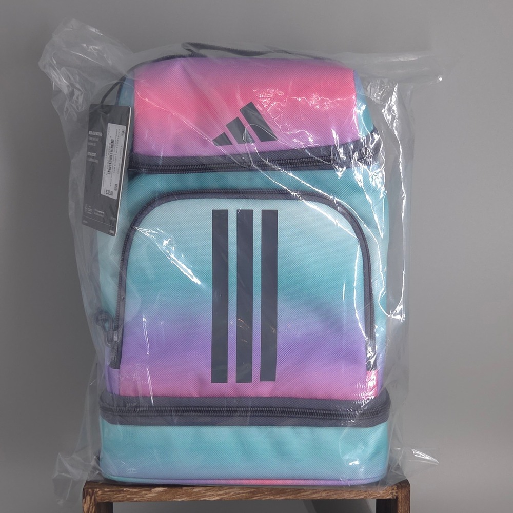 Adidas Excelerator Lunch Bag Unisex OSFA Gradient Rose Pink Onix Grey Insulated